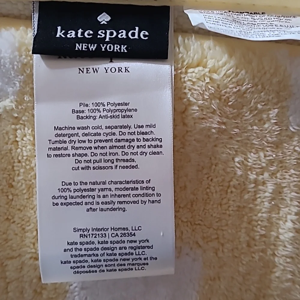 Kate Spade Polka Dot Bath Rug